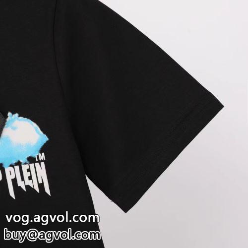 大人のおしゃれに フィリッププレイン PHILIPP PLEIN スーパーコピー 2022春夏 半袖Tシャツ ジャケTシャツ メンズ 半袖 tシャツ 無地  2色可選