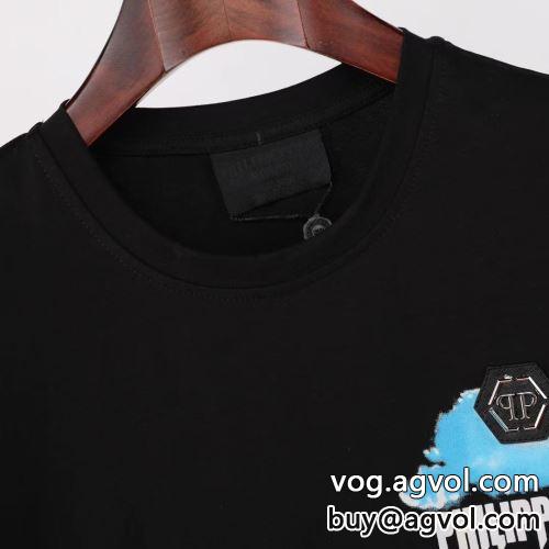 大人のおしゃれに フィリッププレイン PHILIPP PLEIN スーパーコピー 2022春夏 半袖Tシャツ ジャケTシャツ メンズ 半袖 tシャツ 無地  2色可選
