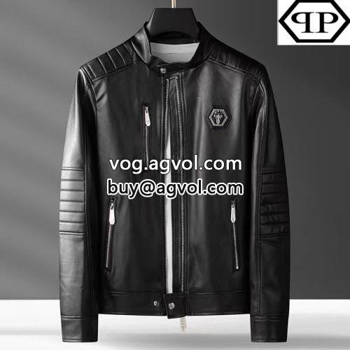 2022秋冬 革ジャンパー 革ジャケット フィリッププレイン PHILIPP PLEIN ブランド コピー