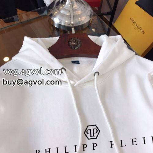 パーカー 2色可選 フィリッププレイン PHILIPP PLEIN 2022秋冬 耐久性に優れフィリッププレインスーパーコピー 定番無地パーカー