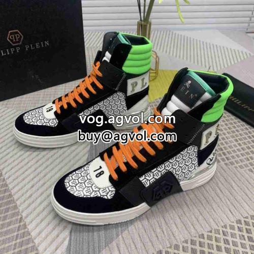 フィリッププレイン PHILIPP PLEIN 大人気☆NEW!! 2022 ハイトップシューズ フィリッププレインコピー すべり防止