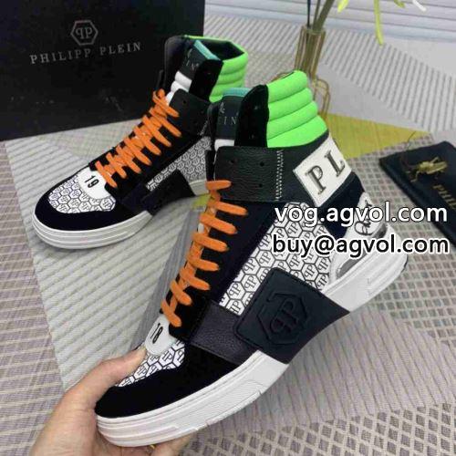 フィリッププレイン PHILIPP PLEIN 大人気☆NEW!! 2022 ハイトップシューズ フィリッププレインコピー すべり防止