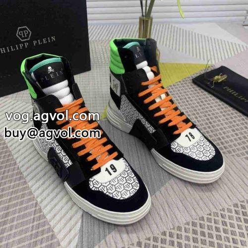 フィリッププレイン PHILIPP PLEIN 大人気☆NEW!! 2022 ハイトップシューズ フィリッププレインコピー すべり防止