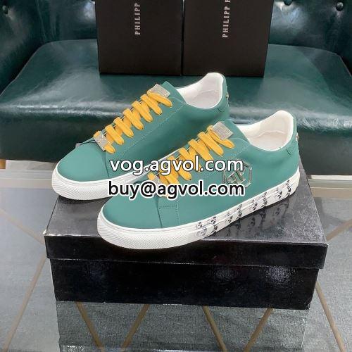 プレゼントに フィリッププレイン PHILIPP PLEIN フラットシューズ スニーカー フィリッププレインスーパーコピー 激安 紳士靴 メンズ シューズ 4色可選