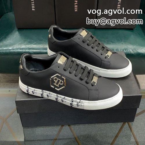 プレゼントに フィリッププレイン PHILIPP PLEIN フラットシューズ スニーカー フィリッププレインスーパーコピー 激安 紳士靴 メンズ シューズ 4色可選