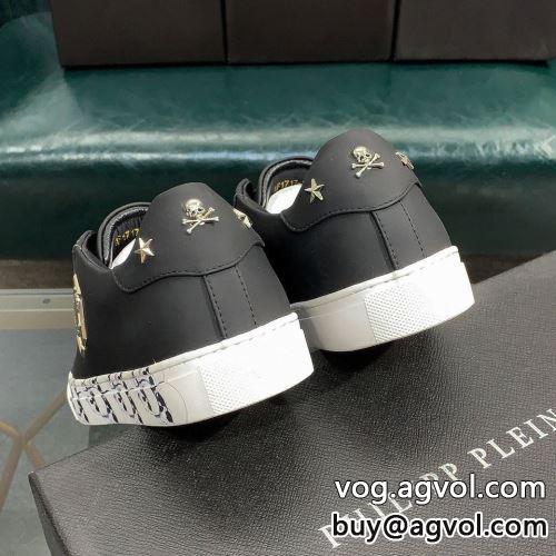 プレゼントに フィリッププレイン PHILIPP PLEIN フラットシューズ スニーカー フィリッププレインスーパーコピー 激安 紳士靴 メンズ シューズ 4色可選