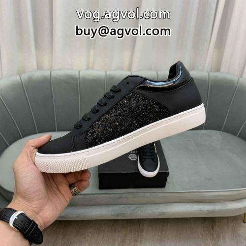 PHILIPP PLEIN 大特価 2022 フラットシューズ スニーカー フィリッププレインスーパーコピー 激安 柔らかく履きやすさ抜群のカジュアルシューズ