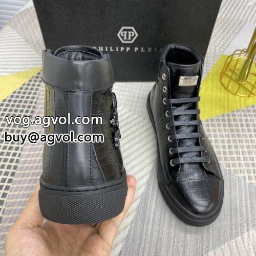 お買得 フィリッププレイン PHILIPP PLEIN ハイトップシューズ フィリッププレインブランドスーパーコピー 靴 2022 メンズ カジュアル スニーカー