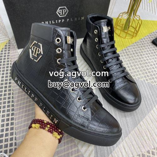PHILIPP PLEIN偽物ブランド 脱げない 履きやすい 軽量スニーカー 存在感◎ フィリッププレイン PHILIPP PLEIN 2022 ハイトップシューズ