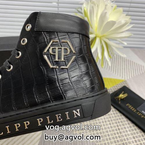 PHILIPP PLEIN偽物ブランド 脱げない 履きやすい 軽量スニーカー 存在感◎ フィリッププレイン PHILIPP PLEIN 2022 ハイトップシューズ
