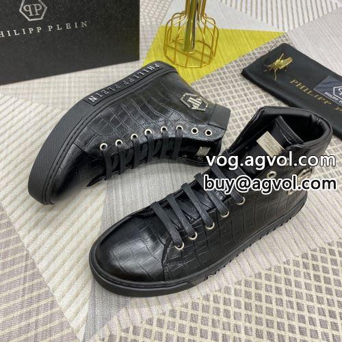 PHILIPP PLEIN偽物ブランド 脱げない 履きやすい 軽量スニーカー 存在感◎ フィリッププレイン PHILIPP PLEIN 2022 ハイトップシューズ