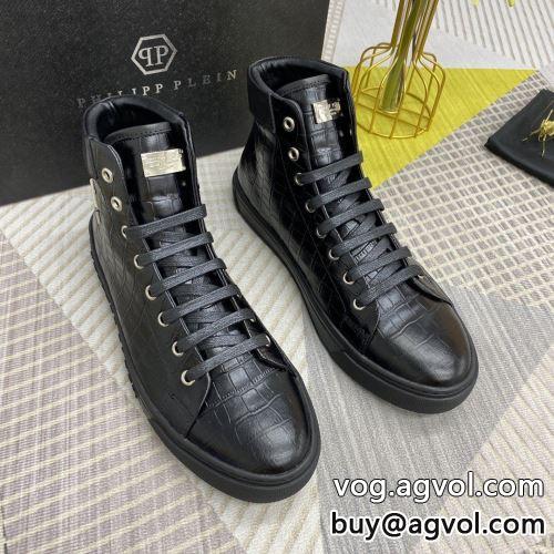 PHILIPP PLEIN偽物ブランド 脱げない 履きやすい 軽量スニーカー 存在感◎ フィリッププレイン PHILIPP PLEIN 2022 ハイトップシューズ