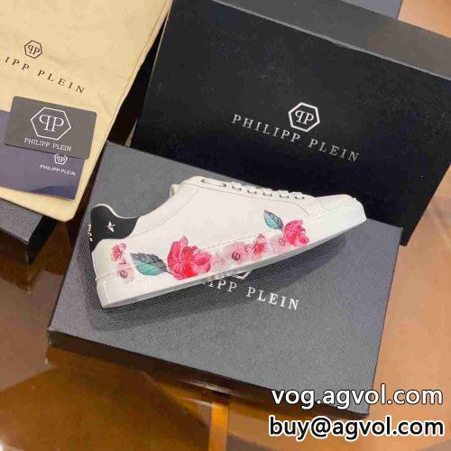 耐久性に優れ PHILIPP PLEIN フィリッププレインコピー フラットシューズ スニーカー メンズ 2022 キャンバスシューズ カジュアルシューズ 靴