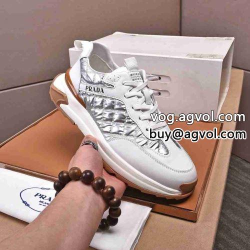 高級感ある PRADAコピー プラダコピー 2022 2色可選 ムダな装飾を排したデザイン カジュアルシューズ