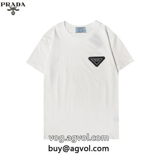 PRADAコピー 2022 完売品 半袖Tシャツ プラダコピー  大人気☆NEW! 2色可選-2