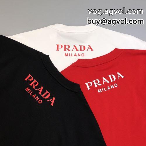 カジュアル PRADAコピー 3色可選 2022 めちゃくちゃお得 半袖Tシャツ   プラダコピー-6