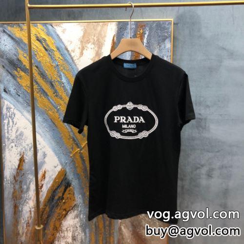 2022 ◆モデル愛用◆ 半袖Tシャツ 2色可選 大特価 プラダコピー PRADAコピー-2