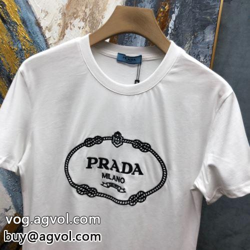 2022 ◆モデル愛用◆ 半袖Tシャツ 2色可選 大特価 プラダコピー PRADAコピー-6