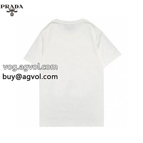 気軽にカジュアルに使える  2022  プラダコピー高級感ある  PRADAコピー 半袖Tシャツ 2色可選-3