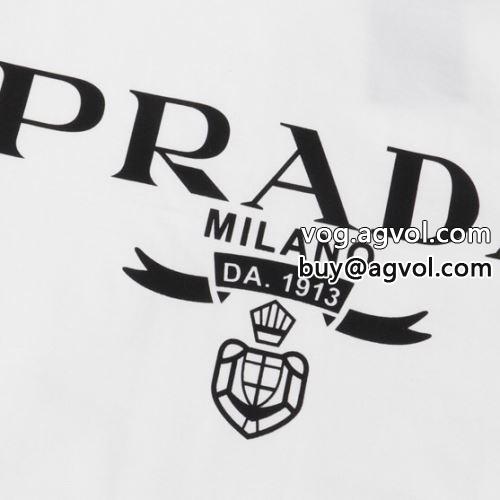 気軽にカジュアルに使える  2022  プラダコピー高級感ある  PRADAコピー 半袖Tシャツ 2色可選-4