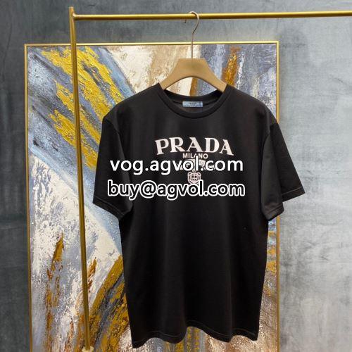 PRADAコピー 使い勝手抜群 プラダコピー  カッコいい印象を付ける 2022 半袖Tシャツ 2色可選-2