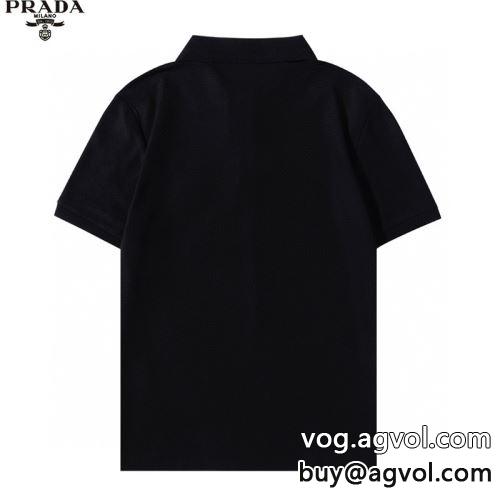 半袖Tシャツ 2色可選 首胸ロゴ プラダコピー PRADAコピー 存在感◎ 2022-3