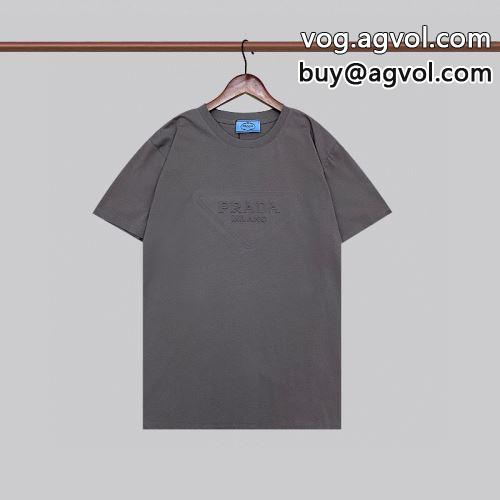 カッコいい印象を付ける 2022 半袖Tシャツ 3色可選 耐久性に優れ プラダコピー PRADAコピー-3