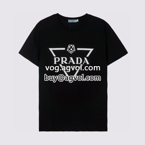 2022 2色可選 人気 ランキング PRADAコピー  半袖Tシャツ プラダコピー ★安心★追跡付-1
