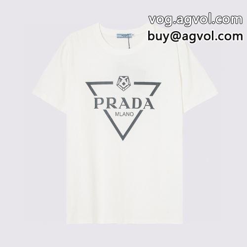 2022 2色可選 人気 ランキング PRADAコピー  半袖Tシャツ プラダコピー ★安心★追跡付-2