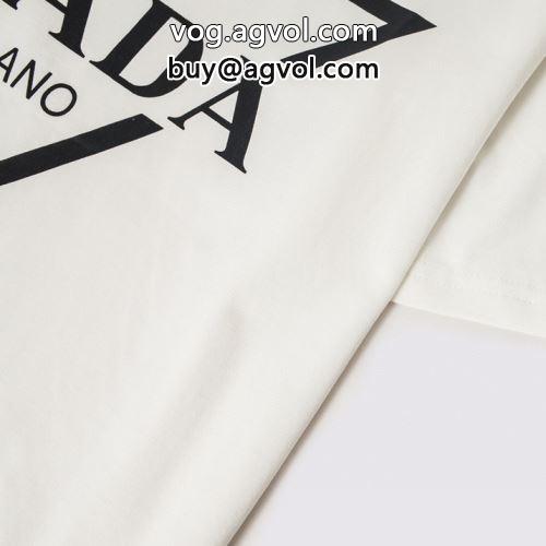 2022 2色可選 人気 ランキング PRADAコピー  半袖Tシャツ プラダコピー ★安心★追跡付-7