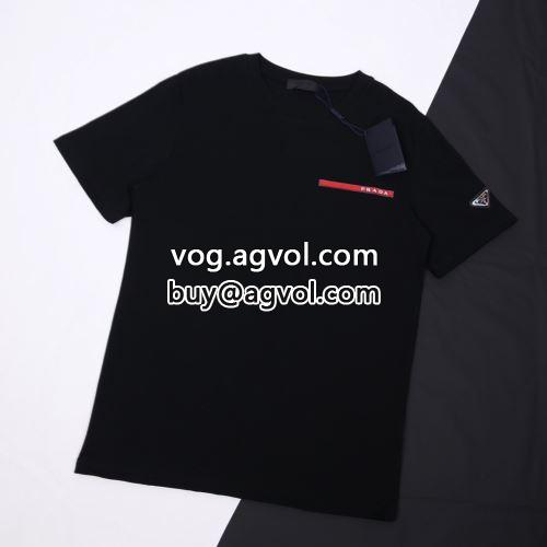 半袖Tシャツ プラダコピー 重宝するアイテム  2022  お買得 2色可選 PRADAコピー-2