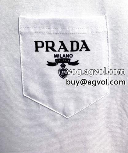 プラダコピー 快適な着心地 2色可選 PRADAコピー 高品質 2022 半袖Tシャツ-5