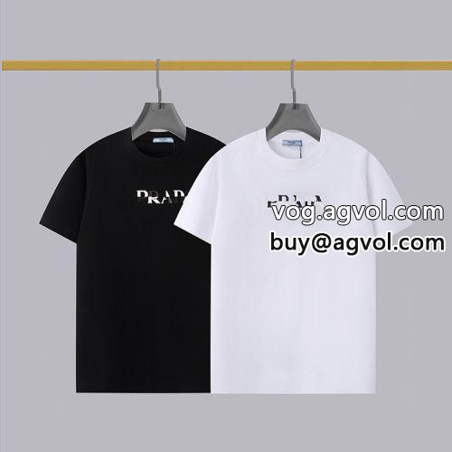  柔らかい手触り PRADAコピー 半袖Tシャツ プラダコピー 超人気美品◆ 2色可選  2022     