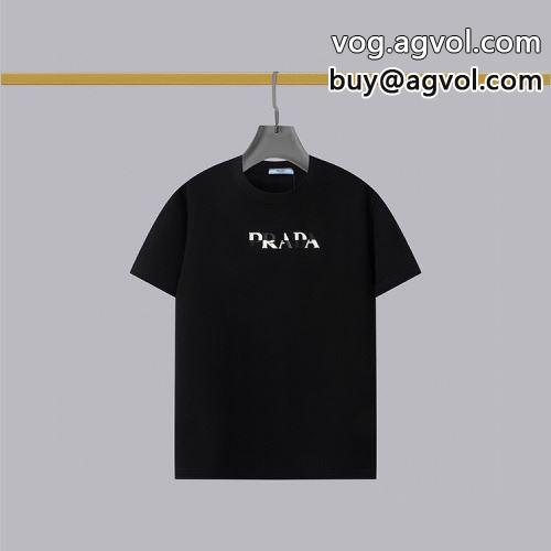 柔らかい手触り PRADAコピー 半袖Tシャツ プラダコピー 超人気美品◆ 2色可選  2022-2