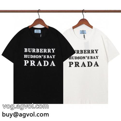  2色可選 2022 半袖Tシャツ 着心地満点 PRADAコピー プラダコピー 人気 ランキング     