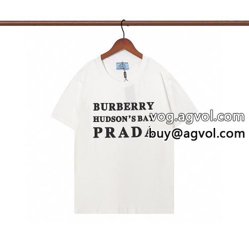2色可選 2022 半袖Tシャツ 着心地満点 PRADAコピー プラダコピー 人気 ランキング-1