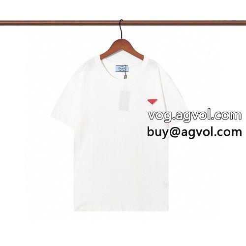 プラダコピー 超目玉 2色可選 PRADAコピー 2022 半袖Tシャツ 優しいフィット感-2