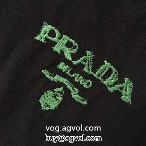自然な肌触り 2色可選 PRADAコピー 2022 半袖Tシャツ プラダコピー 快適-2