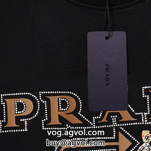 大好評 スタイルアップ効果 2色可選 プラダコピー  2022 PRADAコピー 半袖Tシャツ-7