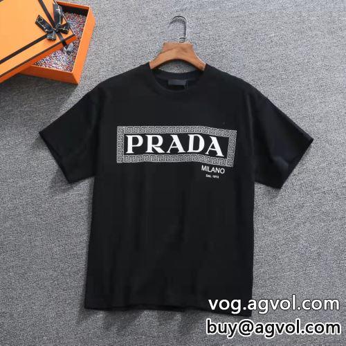  オリジナル 2022 半袖Tシャツ プラダコピー 2色可選 PRADAコピー セール中   
