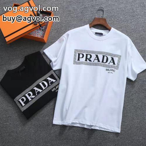オリジナル 2022 半袖Tシャツ プラダコピー 2色可選 PRADAコピー セール中-2