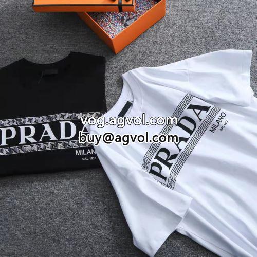 オリジナル 2022 半袖Tシャツ プラダコピー 2色可選 PRADAコピー セール中-5