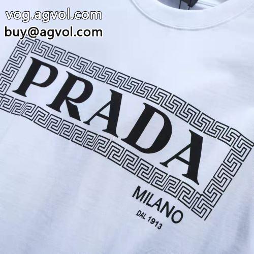 オリジナル 2022 半袖Tシャツ プラダコピー 2色可選 PRADAコピー セール中-6