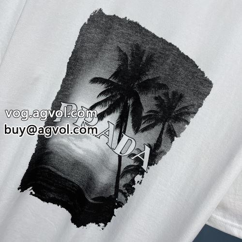 2022 着心地満点 【激安】 半袖Tシャツ PRADAコピー 2色可選 プラダコピー-5