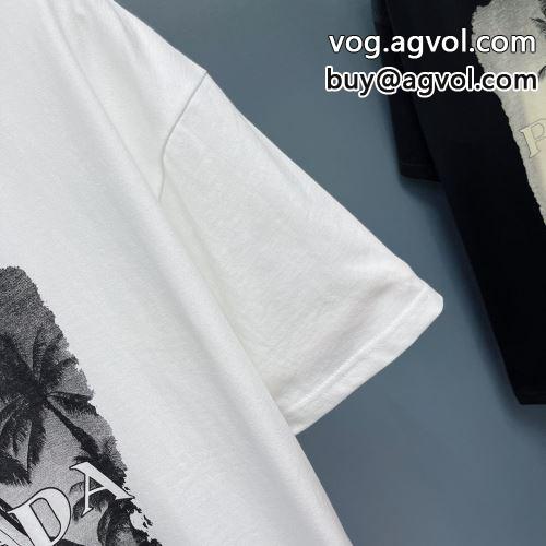 2022 着心地満点 【激安】 半袖Tシャツ PRADAコピー 2色可選 プラダコピー-6