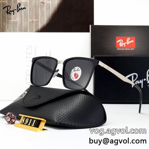 存在感◎ レイバン RAYBANブランドコピー 2022春夏 メガネ サングラス 4色可選 人目を惹くデザイン 8911