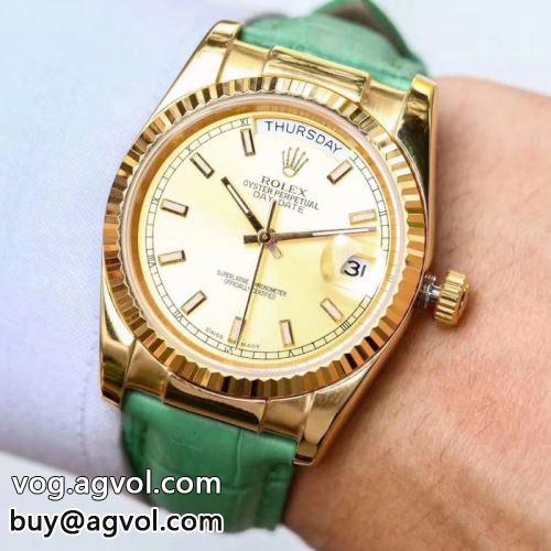 おしゃれに絶大な人気の 2022 2色可選 ROLEXコピー レザー ベルト ウォッチ 魅惑 ロレックスコピー