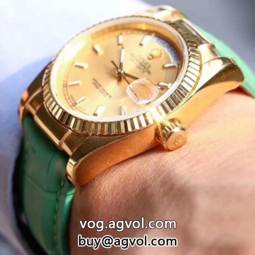 おしゃれに絶大な人気の 2022 2色可選 ROLEXコピー レザー ベルト ウォッチ 魅惑 ロレックスコピー