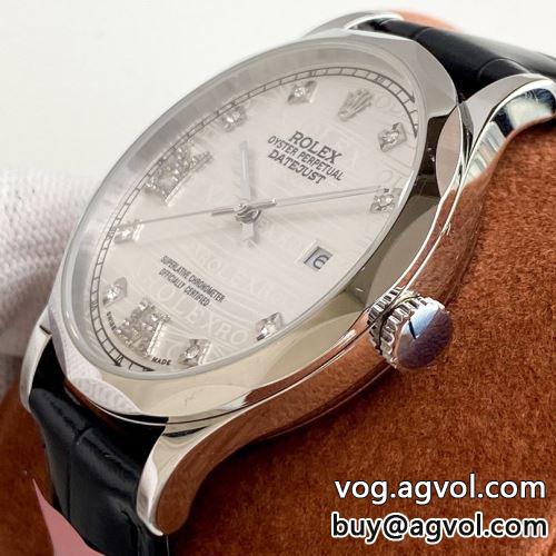 2色可選 牛革布地ベルト ウォッチ 変わらない人気を誇る 2022 ROLEXコピー ロレックスコピー