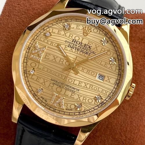 2色可選 牛革布地ベルト ウォッチ 変わらない人気を誇る 2022 ROLEXコピー ロレックスコピー